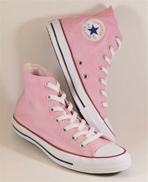 converse pink high tops