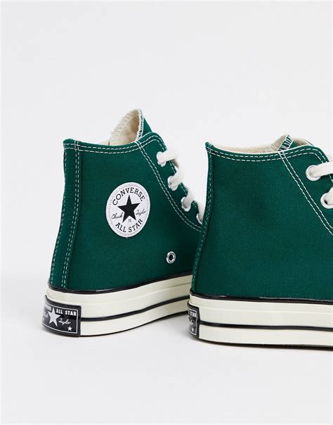 converse shoes dark green