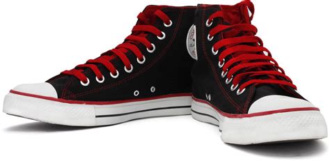 converse shoes red and black