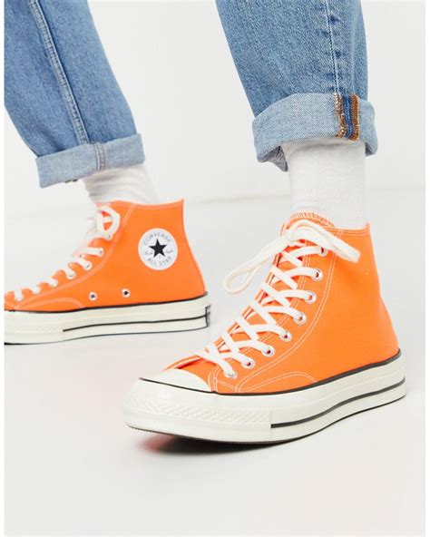 converse with orange