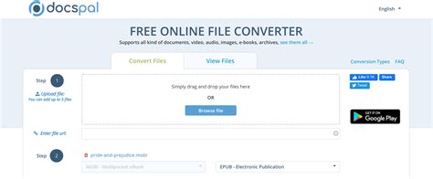 convert files to mobi Reader