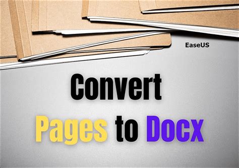 convert pages to docx Epub