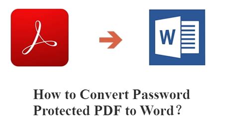 convert password protected pdf to word Kindle Editon