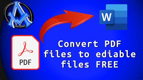 convert pdf to editable document free PDF