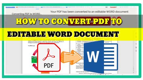 convert pdf to editable word document Reader