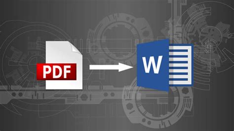 convert pdf to ms word Doc