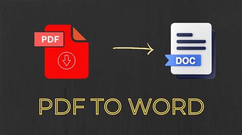 convert pdf to word doc for free PDF