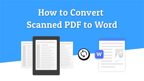 convert scanned document to word Reader