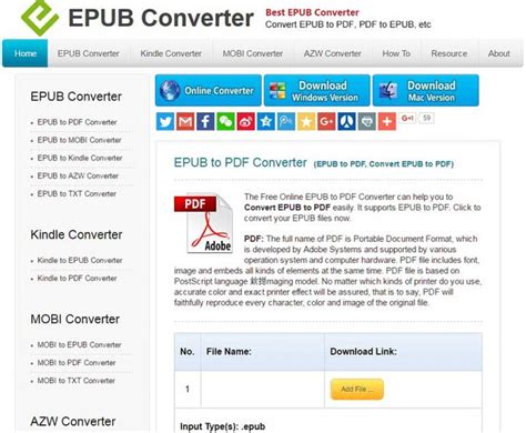 convert to epub online Doc