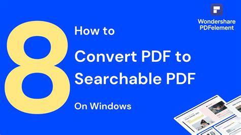 convert to searchable pdf Epub