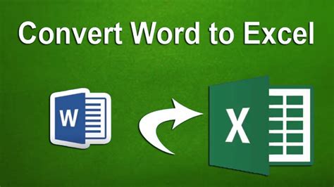 convert word doc to excel Epub