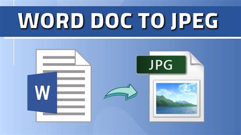 convert word to jpeg Reader