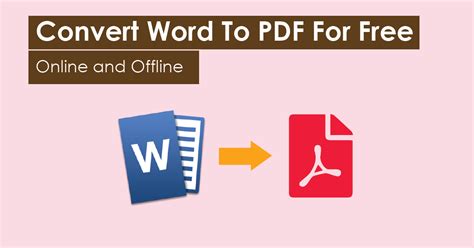 convert word to pdf online PDF