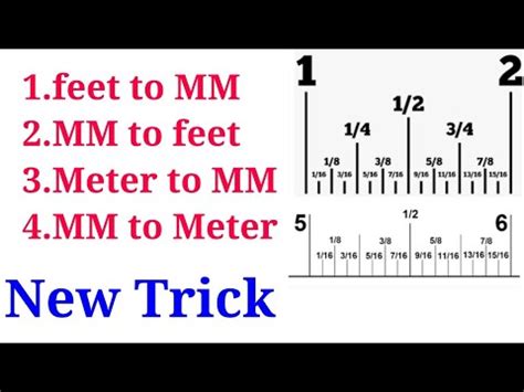 converter foot to mm