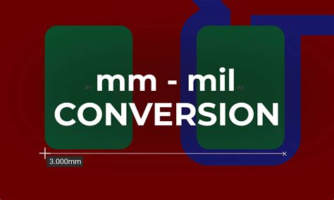 converter mm to mil