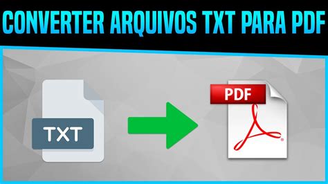 converter txt em pdf