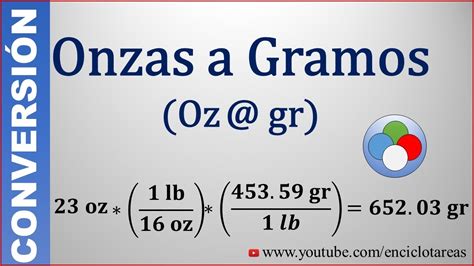 convertidor de oz a gramos