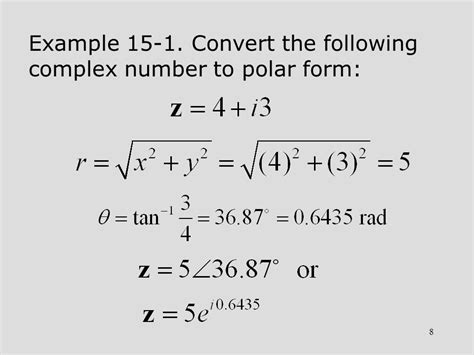 converting complex numbers to polar form calculator