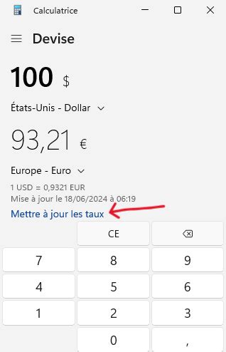 convertir des dollars en euros