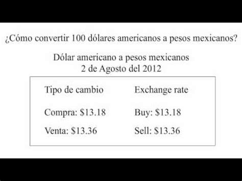 convertir el dolar en pesos