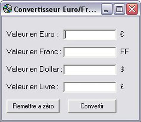 convertir euro en livre