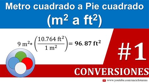 convertir m2 a pies 2