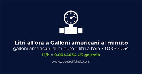 convertire galloni litri