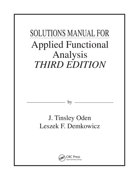 conway functional analysis solutions manual pdf Ebook Reader