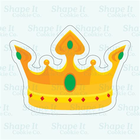 cookie crown shape template Kindle Editon