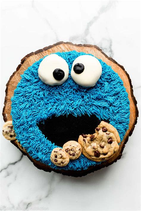 cookie monster cake instructions Reader