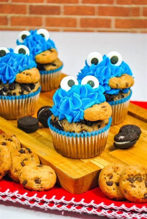 cookie monster cupcakes instructions Reader