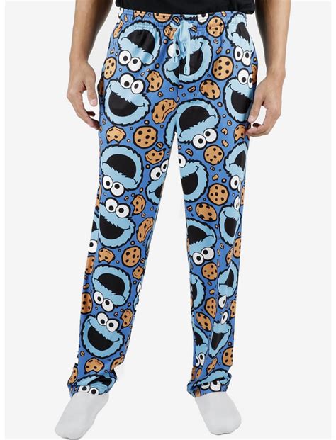 cookie monster footed pajamas for men Reader