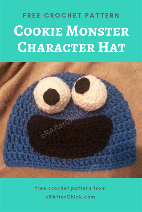 cookie monster hat pattern crochet Kindle Editon