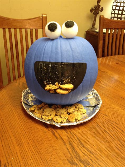 cookie monster pumpkin