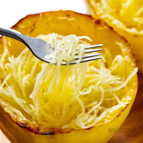 cooking spaghetti squash cut in half Reader