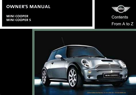 cooper 2 2002 owners manual Reader