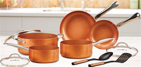 copper pots and pans set