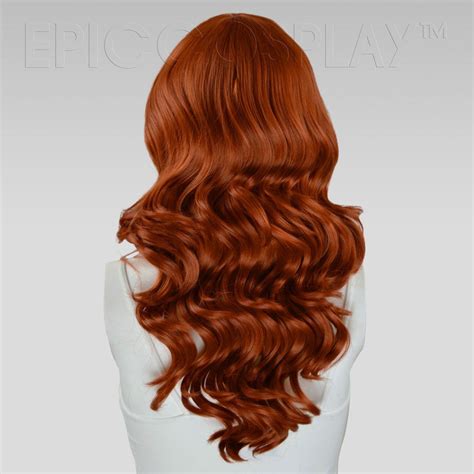 copper red wig