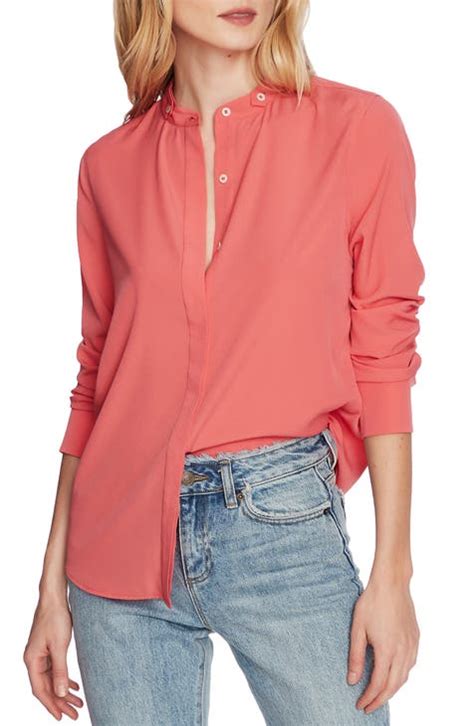 coral color shirts for women