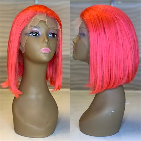 coral lace wigs