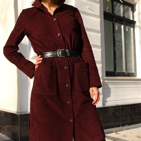 corduroy shirt dress