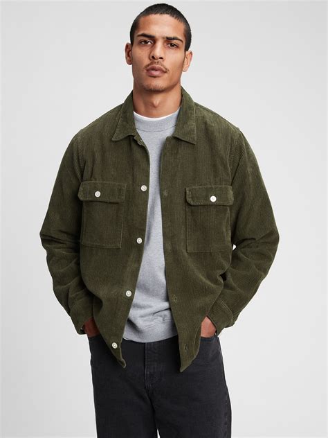 corduroy shirt jacket