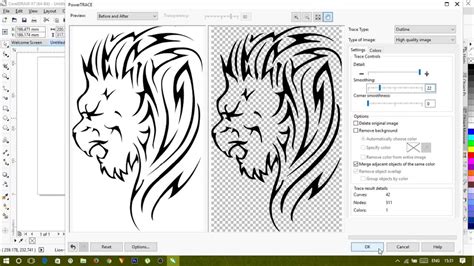 corel draw silhouette drawings Doc