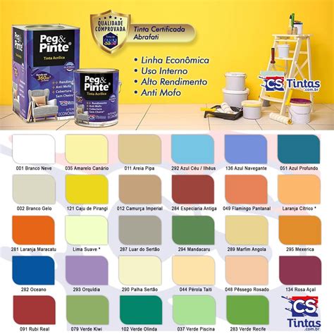 cores das tintas eucatex