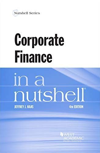 corporate finance in a nutshell PDF