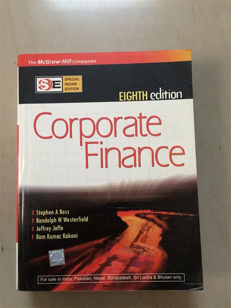 corporate finance ross 8th edition solutio Kindle Editon