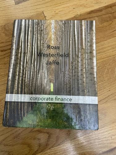 corporate finance ross westerfield jaffe 9th edition PDF