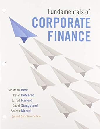 corporate finance second canadian edition Kindle Editon