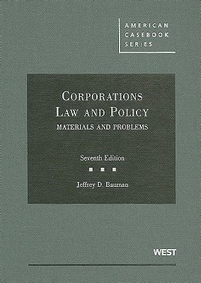 corporations law and policy materials and Epub