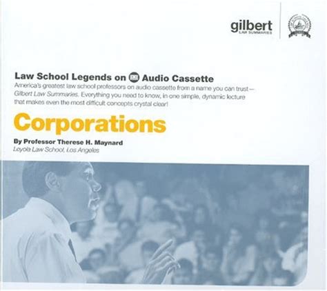 corporations law school legends audio series PDF